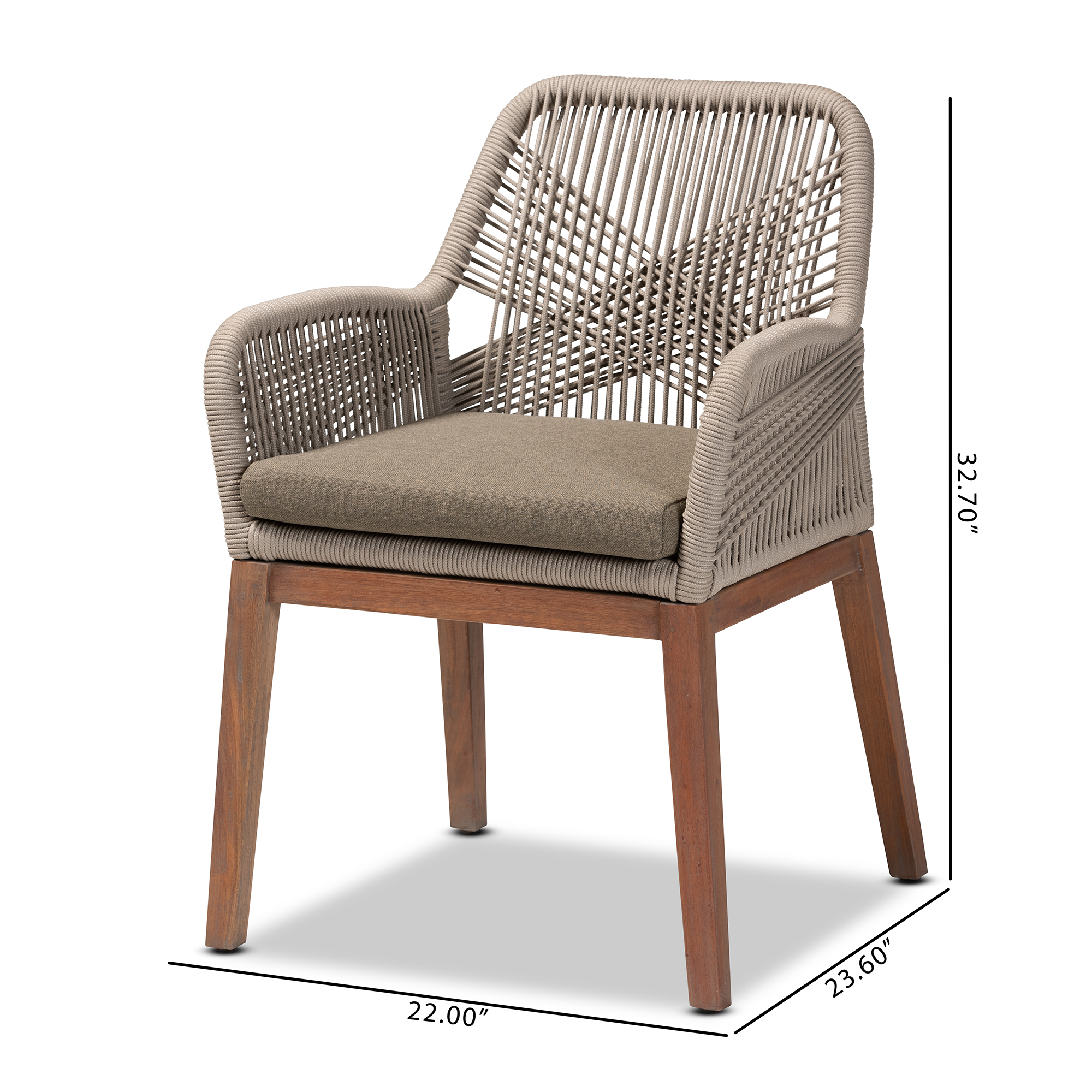 Woven rope dining chair new arrivals